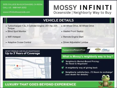 Another view of 2026 Nissan Rogue Rock Creek for sale in Oceanside, CA at Mossy Nissan Oceanside