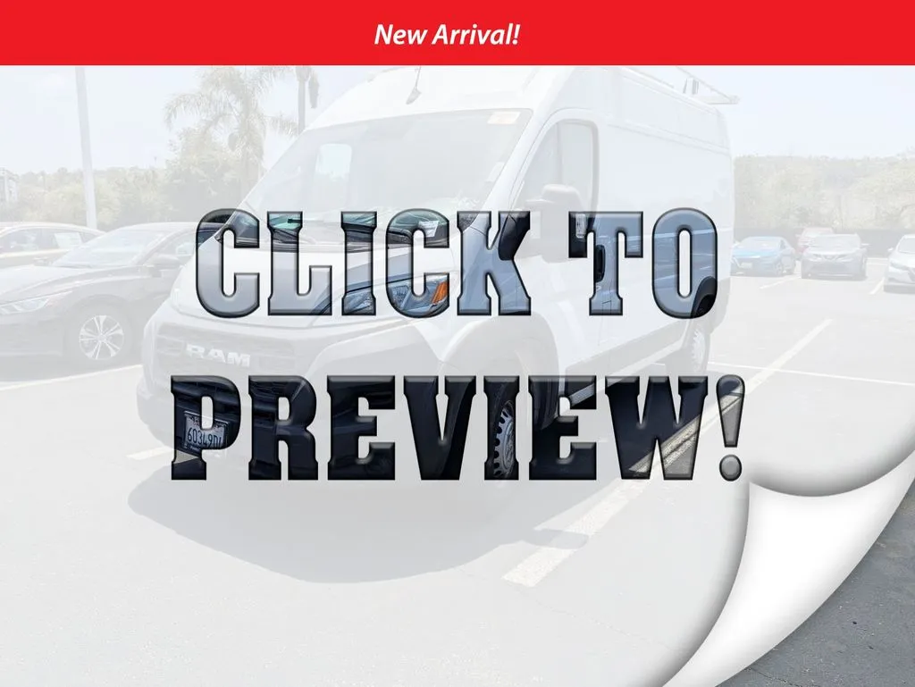 White 2024 Ram ProMaster 2500 High Roof for sale in Oceanside, CA