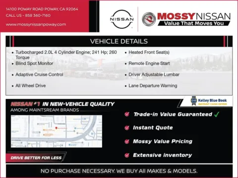 Another view of 2026 Nissan Murano SV for sale in Poway, CA at Mossy Nissan Poway