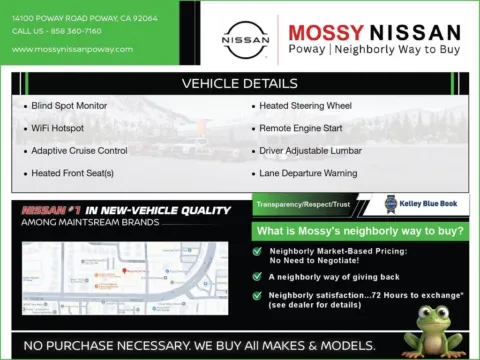 Another view of 2026 Nissan Sentra SL for sale in Poway, CA at Mossy Nissan Poway