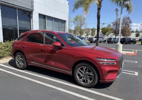 Red 2022 Genesis GV70 2.5T for sale in Poway, CA