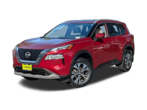Red 2021 Nissan Rogue SV for sale in Poway, CA