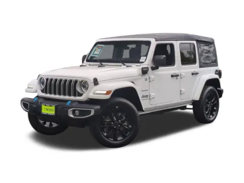 White 2024 Jeep Wrangler Sahara 4xe for sale in Poway, CA