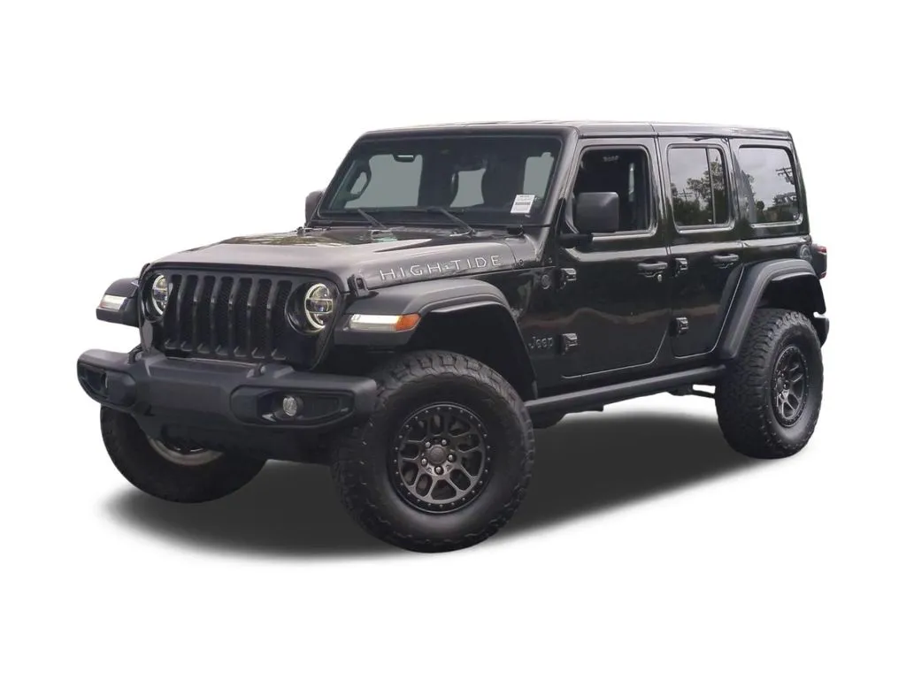 Black 2022 Jeep Wrangler Unlimited High Tide for sale in Poway, CA
