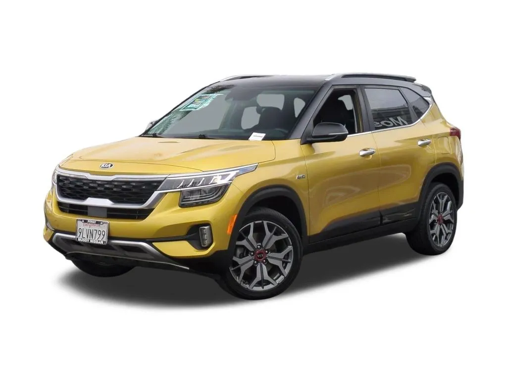 Yellow 2021 Kia Seltos SX for sale in Poway, CA