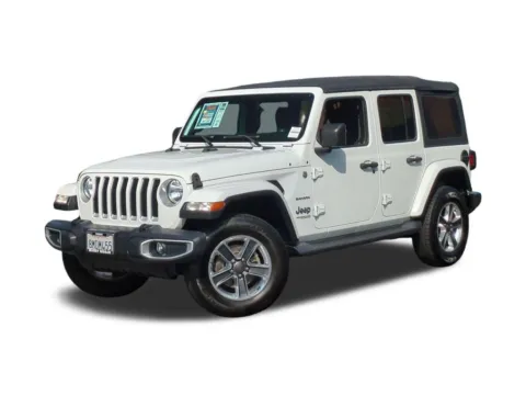 White 2018 Jeep Wrangler Unlimited Sahara for sale in Poway, CA