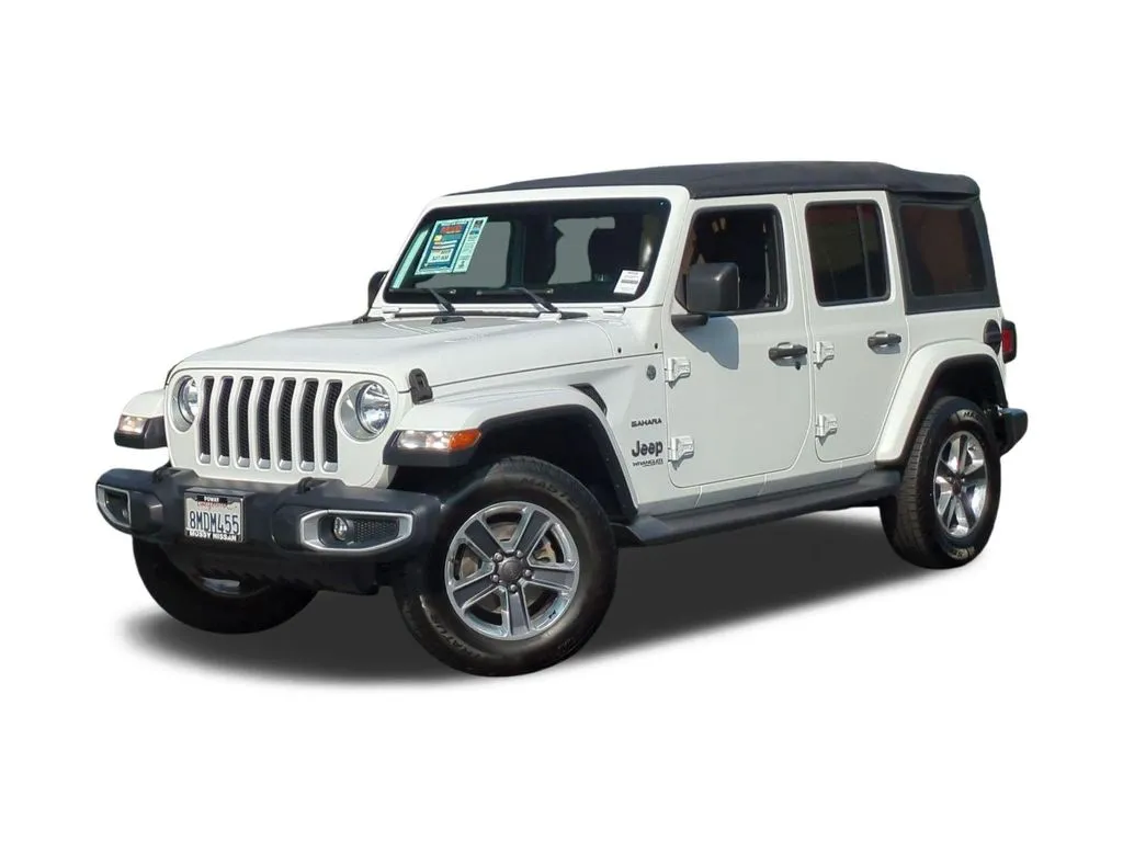 White 2018 Jeep Wrangler Unlimited Sahara for sale in Poway, CA