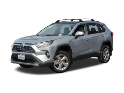 Silver 2021 Toyota RAV4 Hybrid Limited for sale in Poway, CA