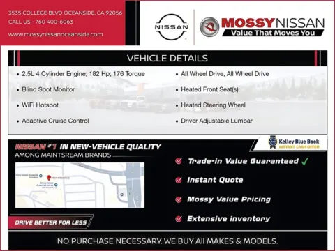 More photos of 2025 Subaru Outback Onyx Edition at Mossy Nissan Poway, CA