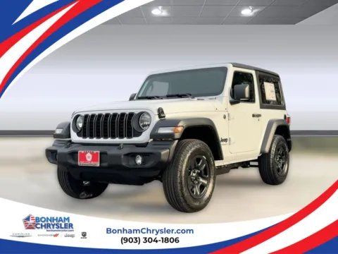 White 2026 Jeep Wrangler Sport for sale in Bonham, TX