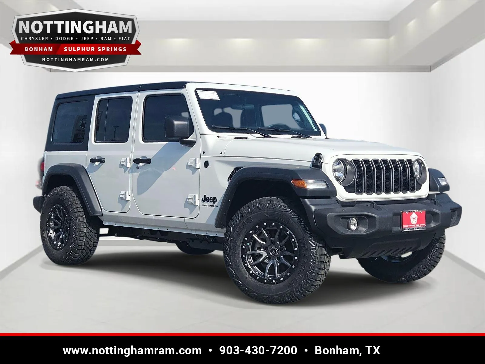 White 2026 Jeep Wrangler Sport for sale in Bonham, TX