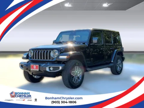Black 2026 Jeep Wrangler Sahara for sale in Bonham, TX