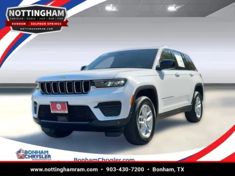 White 2025 Jeep Grand Cherokee Laredo X for sale in Bonham, TX