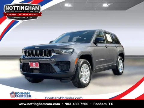 Gray 2025 Jeep Grand Cherokee Laredo X for sale in Bonham, TX