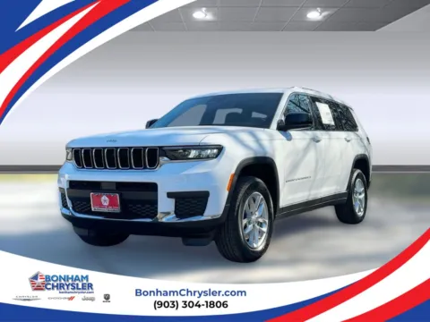 White 2025 Jeep Grand Cherokee L Laredo X for sale in Bonham, TX