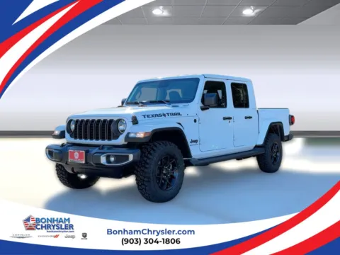 White 2025 Jeep Gladiator Texas Trail for sale in Bonham, TX