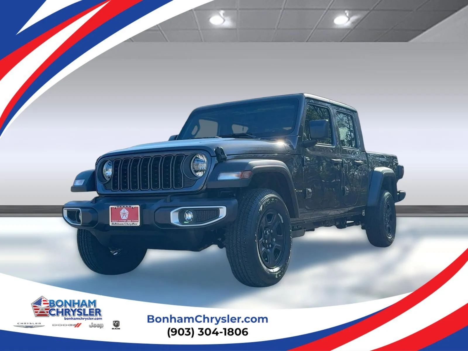 Gray 2026 Jeep Gladiator Sport for sale in Bonham, TX