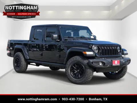 Black 2026 Jeep Gladiator Willys for sale in Bonham, TX