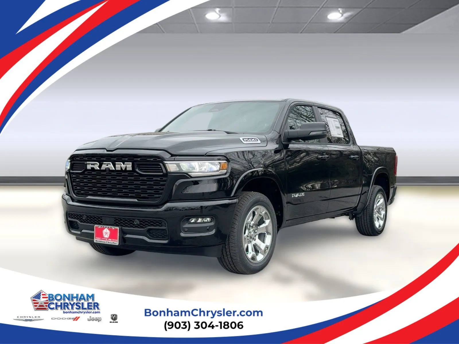 Black 2026 Ram 1500 Lone Star for sale in Bonham, TX