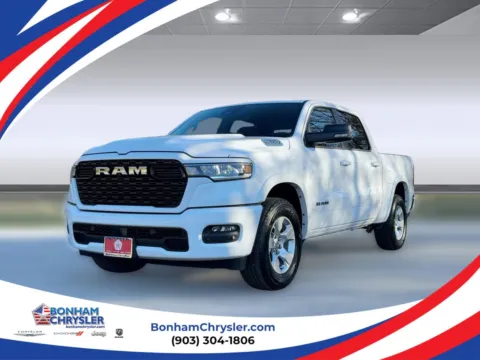 White 2026 Ram 1500 Lone Star for sale in Bonham, TX