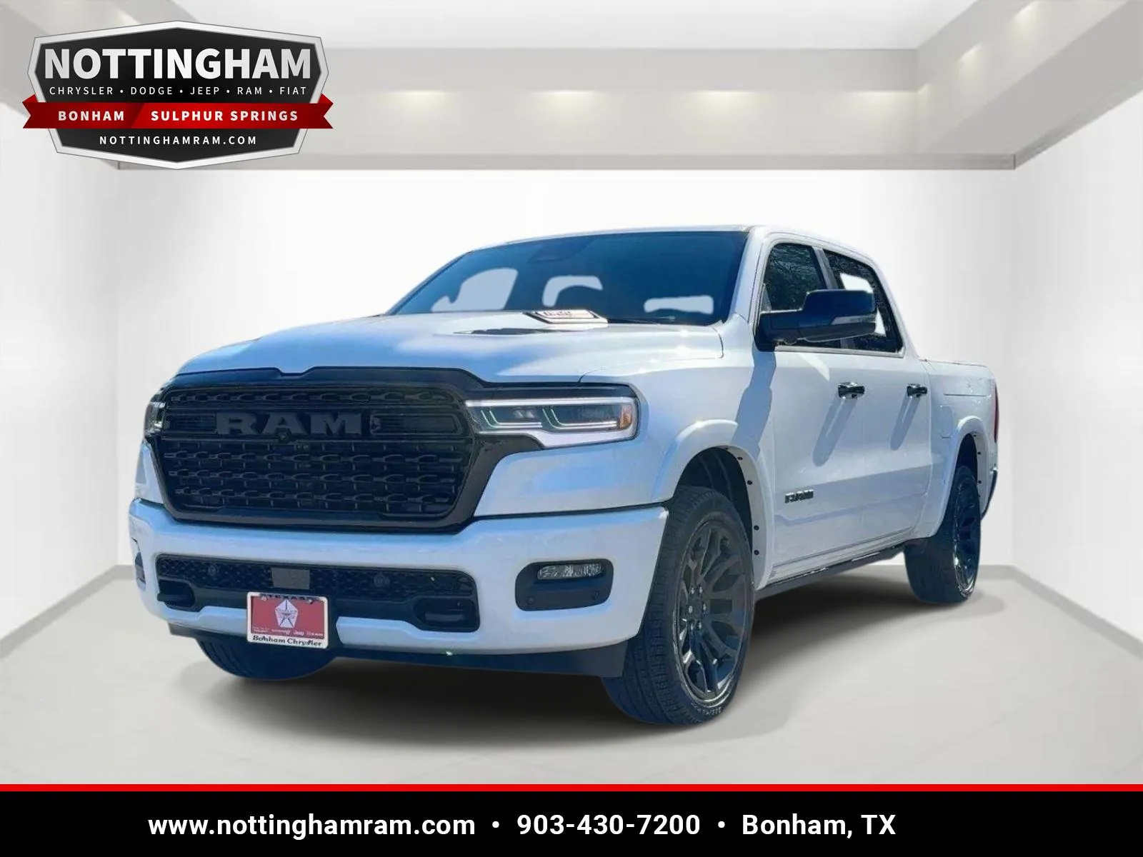 White 2026 Ram 1500 Limited for sale in Bonham, TX