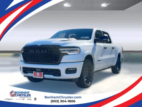 White 2026 Ram 1500 Limited for sale in Bonham, TX