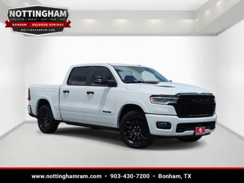 White 2026 Ram 1500 Limited for sale in Bonham, TX