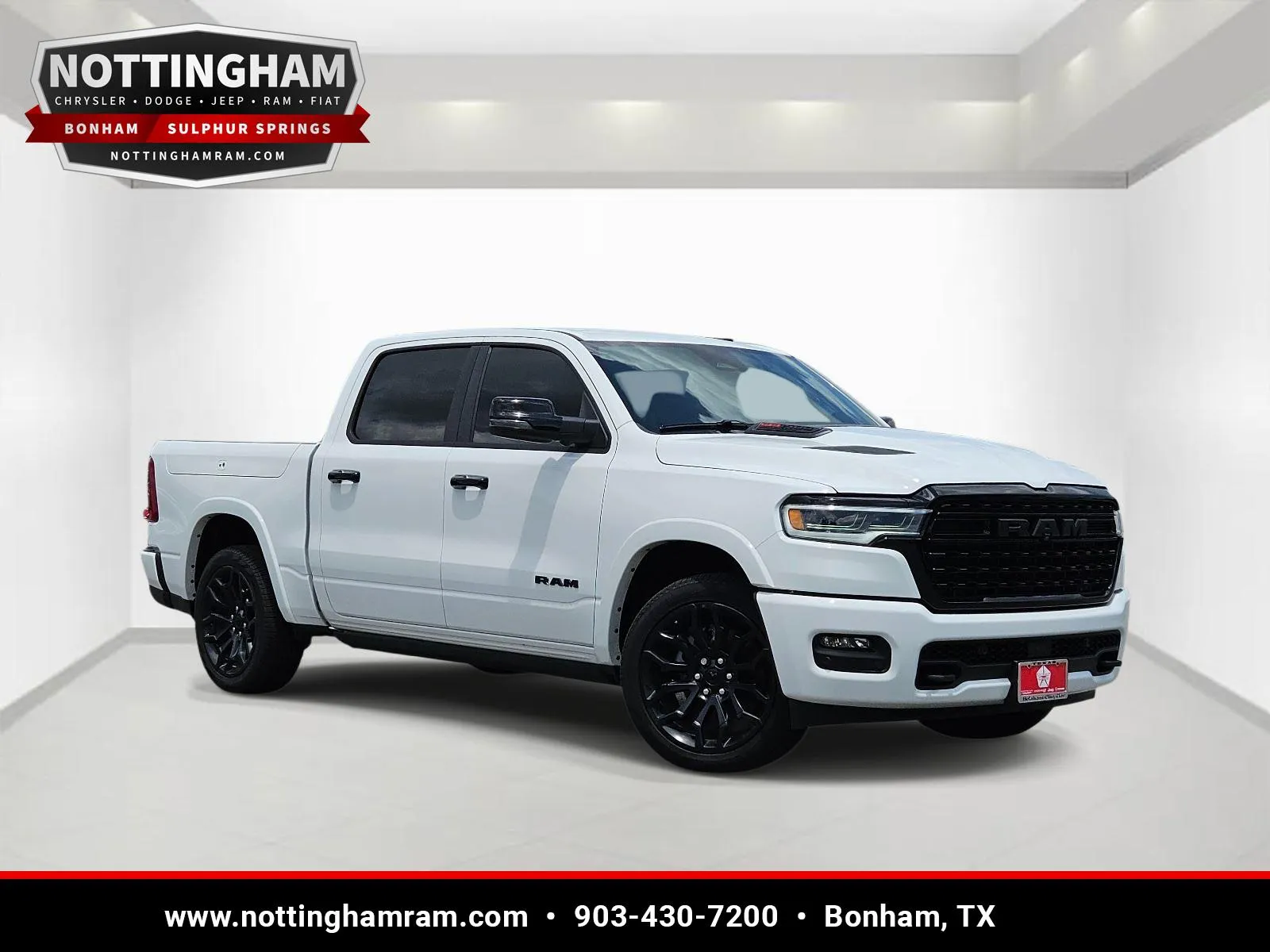 White 2026 Ram 1500 Limited for sale in Bonham, TX
