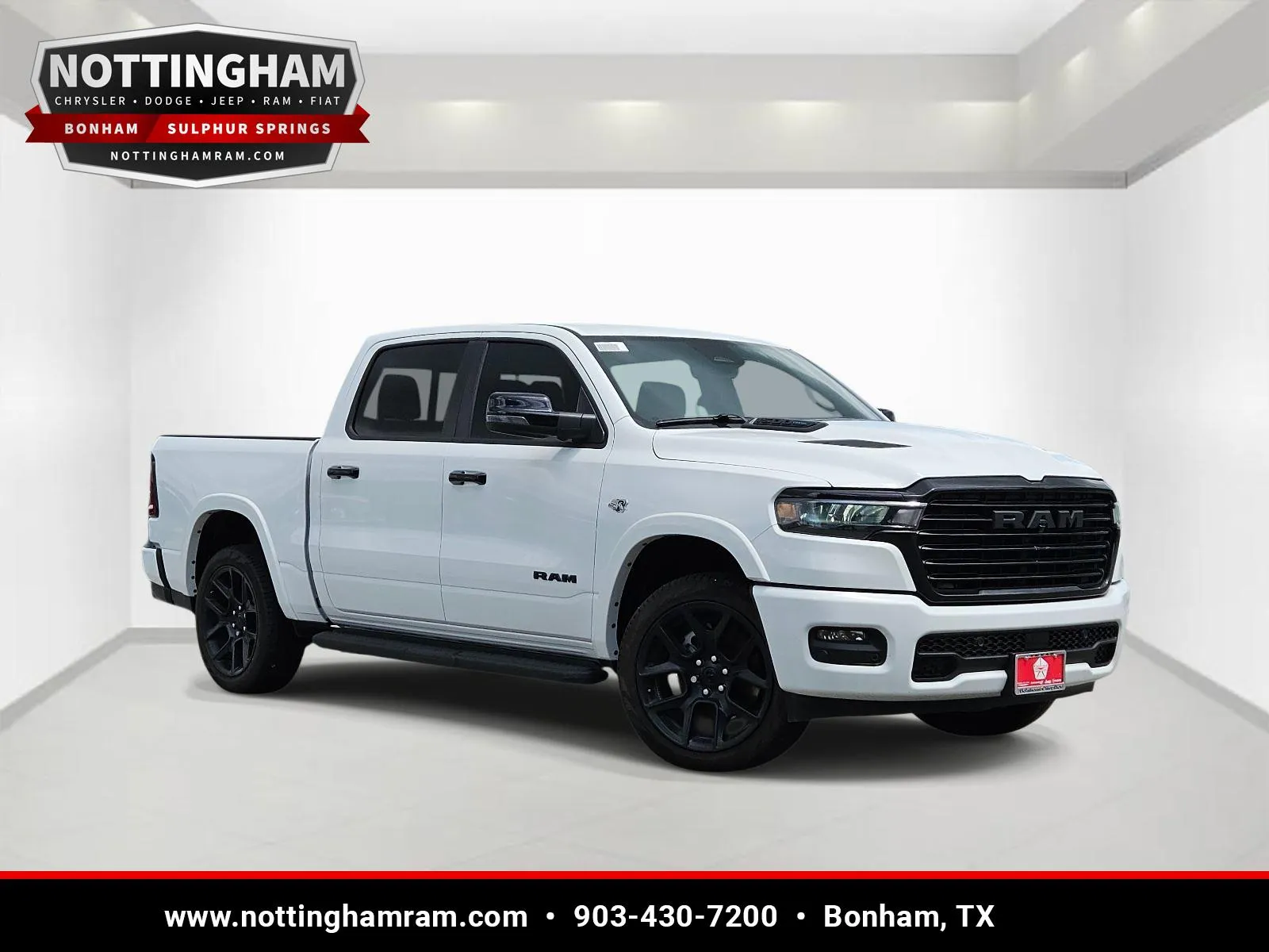 White 2026 Ram 1500 Laramie for sale in Bonham, TX
