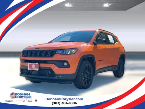 Orange 2026 Jeep Compass Latitude Altitude for sale in Bonham, TX