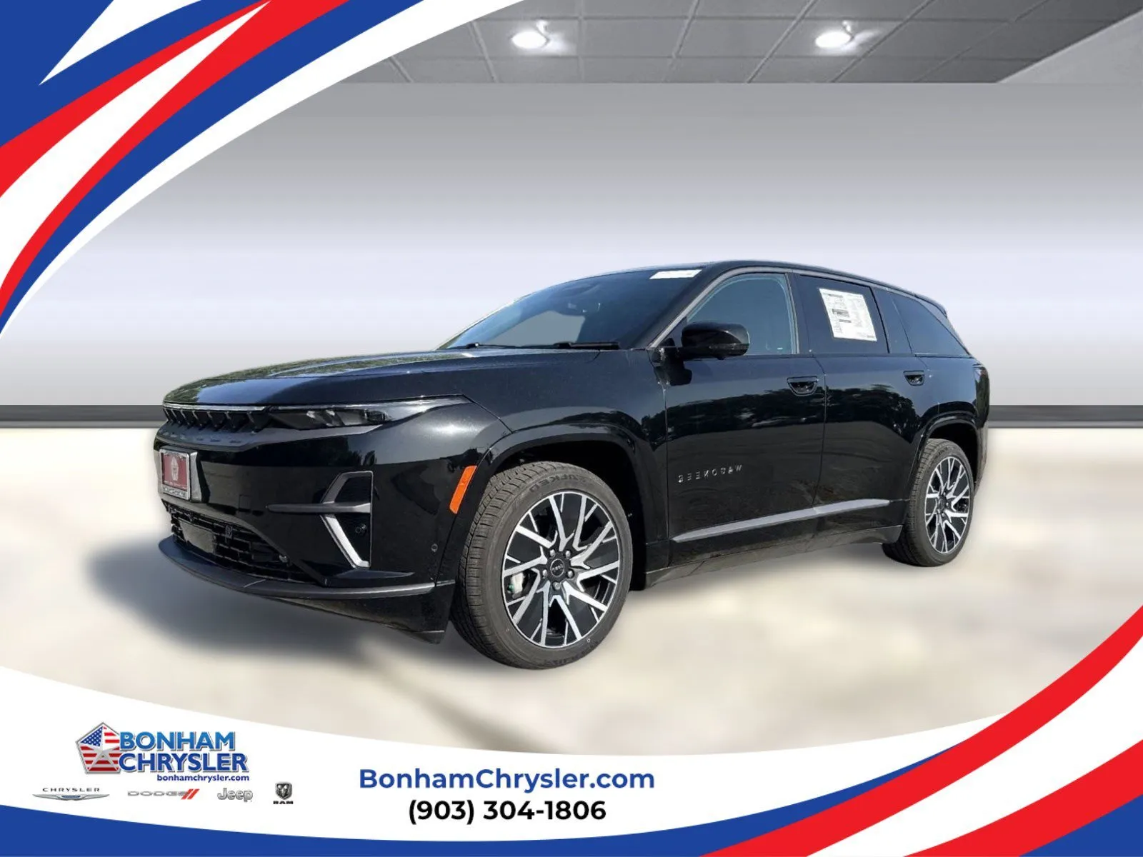 Black 2025 JEEP WAGONEER S LIMITED Limited for sale in Bonham, TX