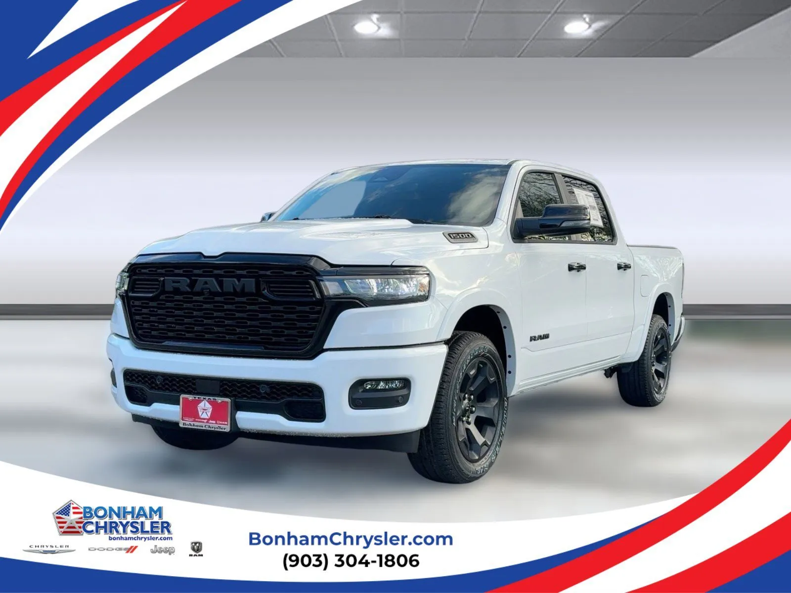 White 2026 Ram 1500 Big Horn for sale in Bonham, TX