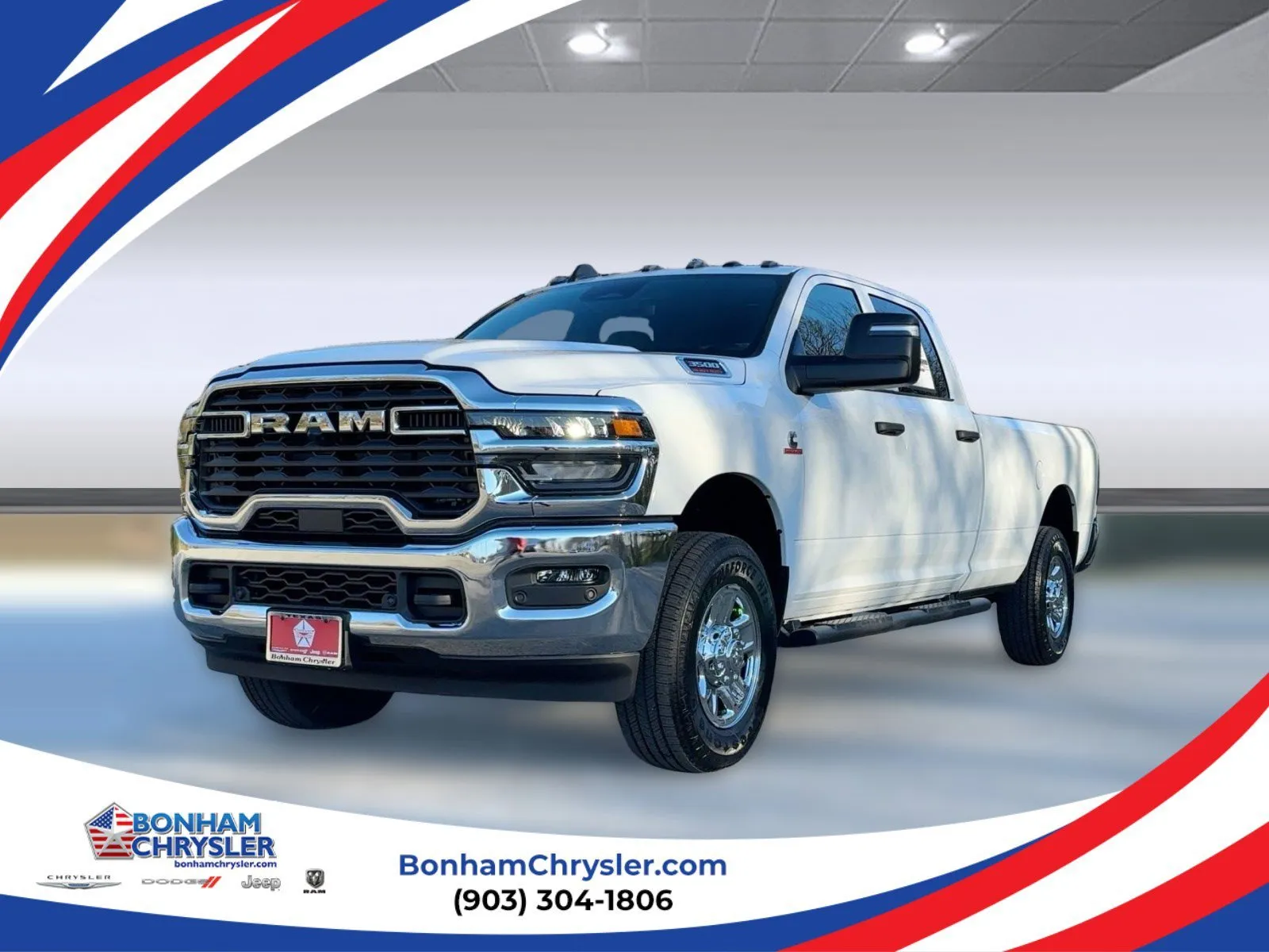 White 2026 Ram 3500 Tradesman for sale in Bonham, TX