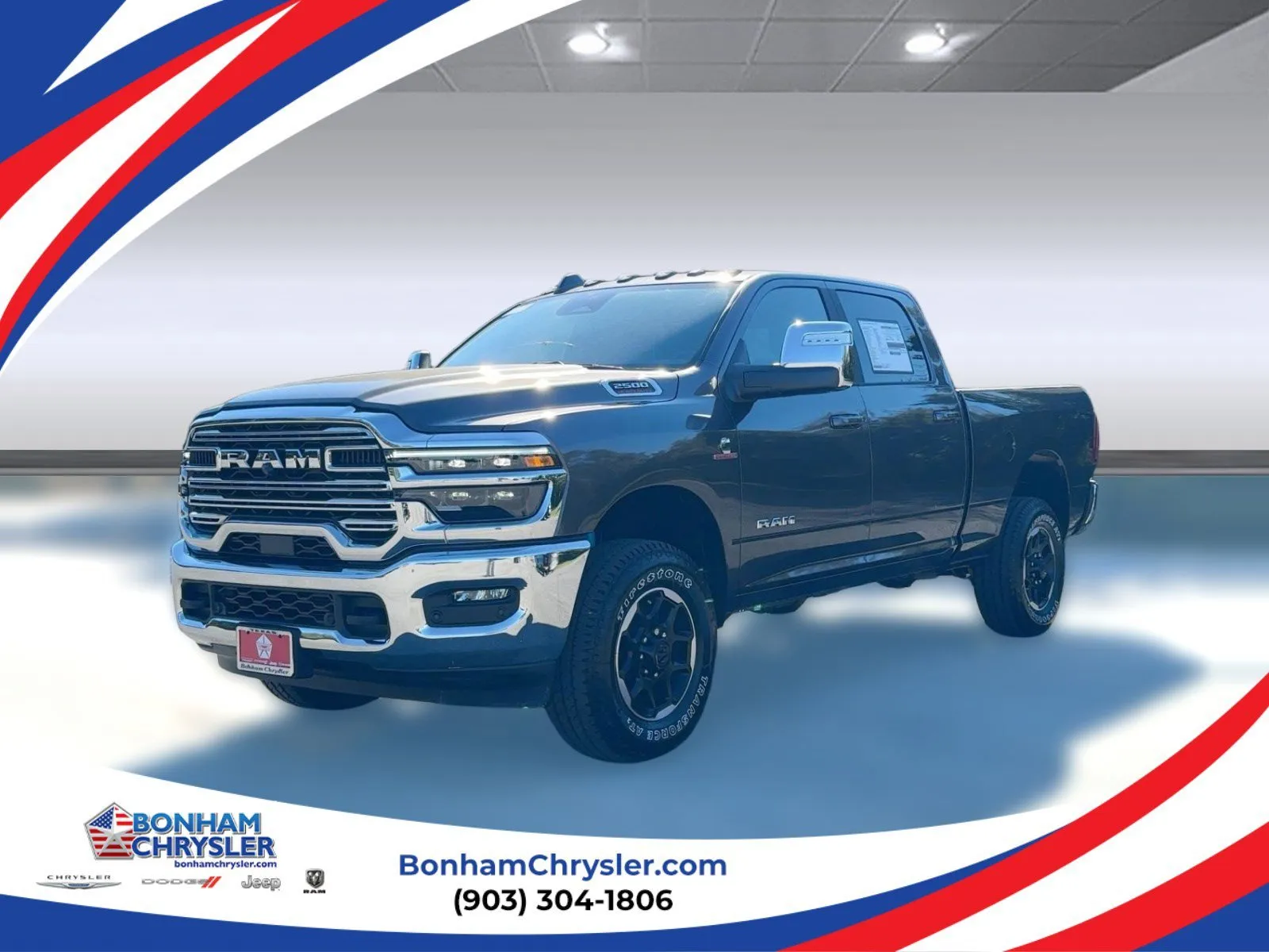 Gray 2026 Ram 2500 Laramie for sale in Bonham, TX