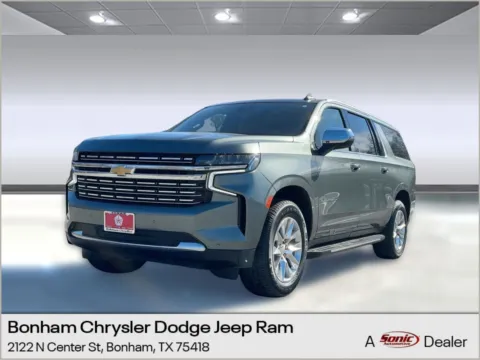 Silver 2023 Chevrolet Suburban Premier for sale in Bonham, TX