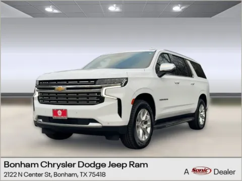 White 2023 Chevrolet Suburban Premier for sale in Bonham, TX