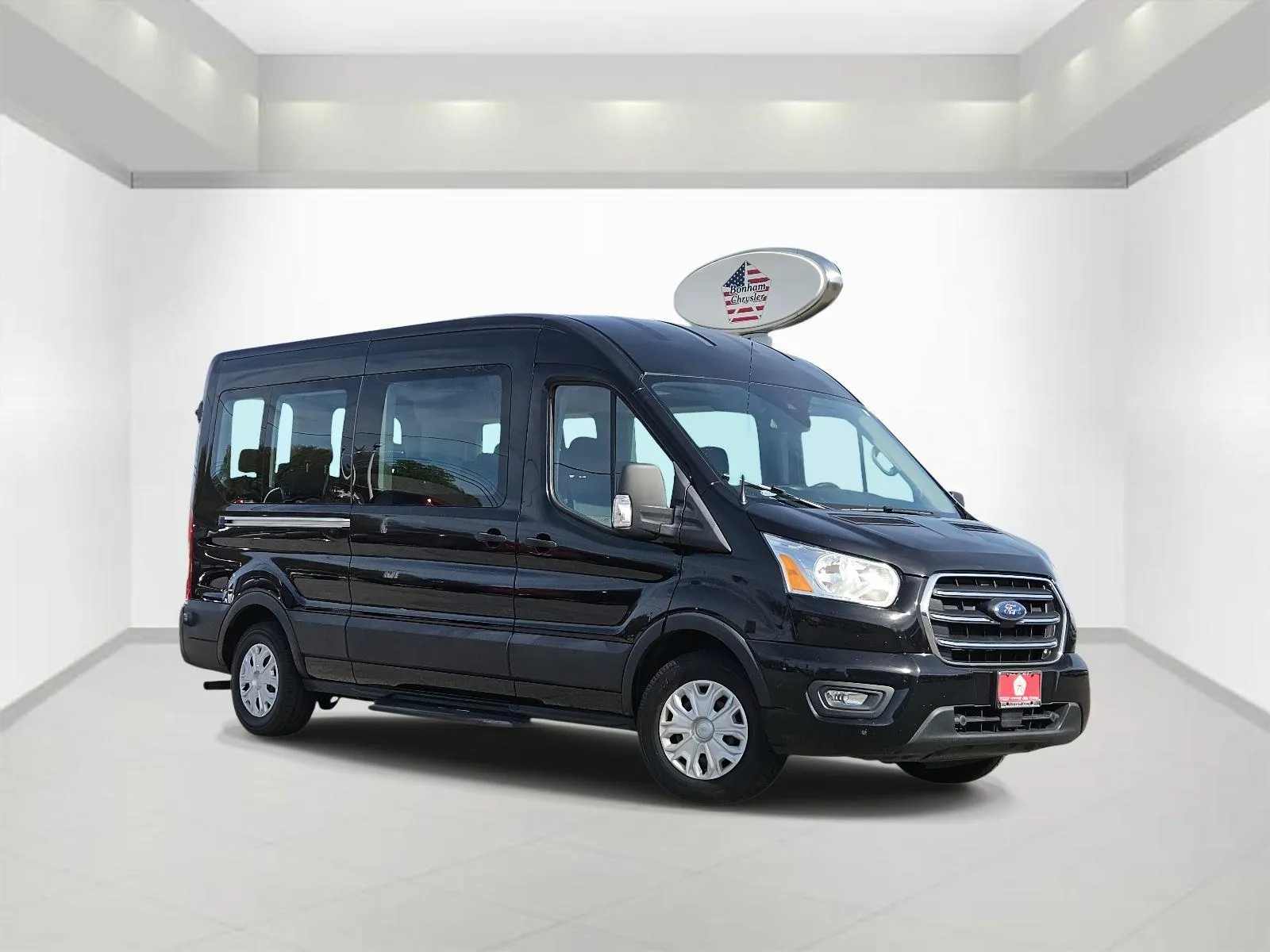 Black 2020 Ford Transit Passenger Wagon XLT for sale in Bonham, TX
