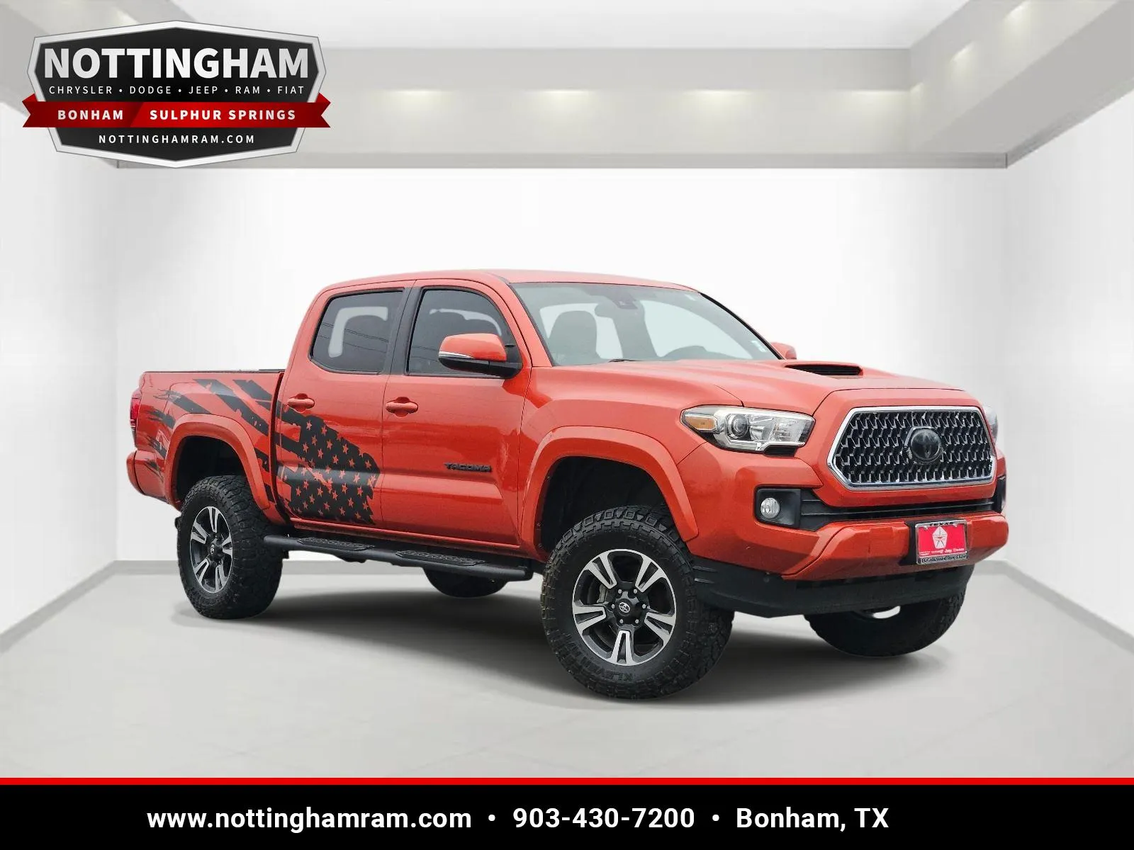 Orange 2018 Toyota Tacoma TRD Sport for sale in Bonham, TX