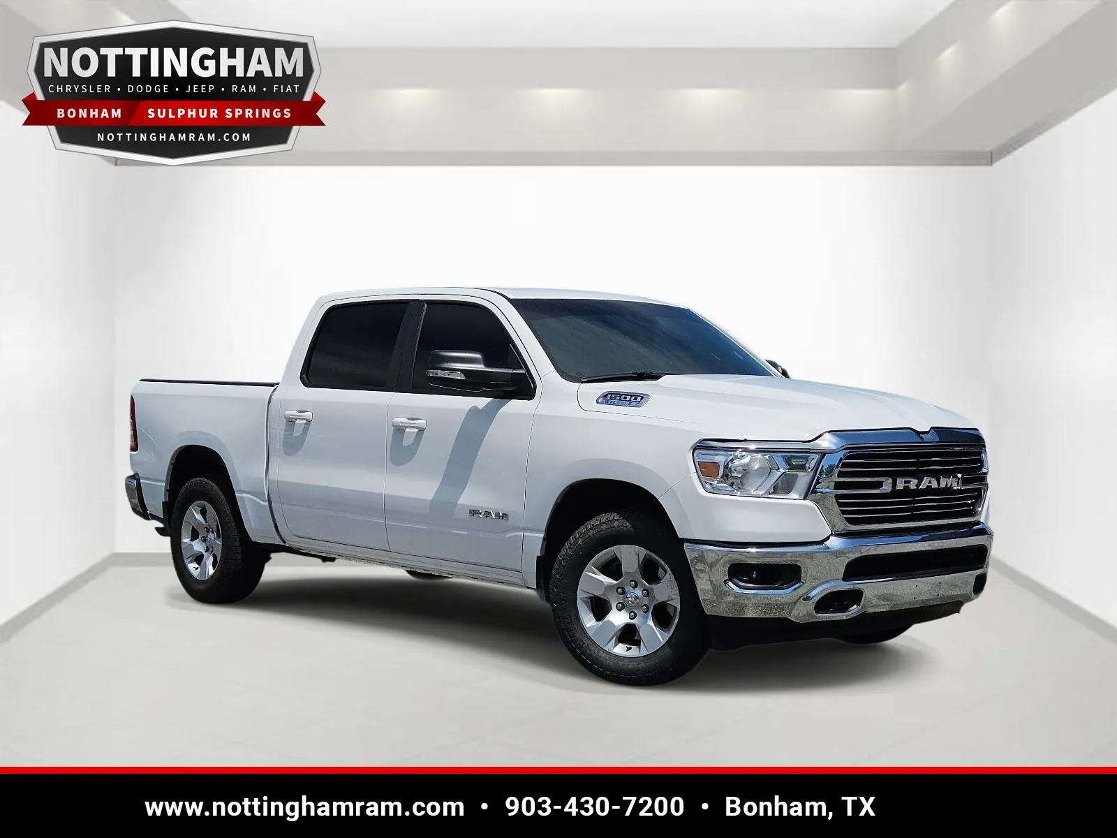 White 2021 Ram 1500 Lone Star for sale in Bonham, TX