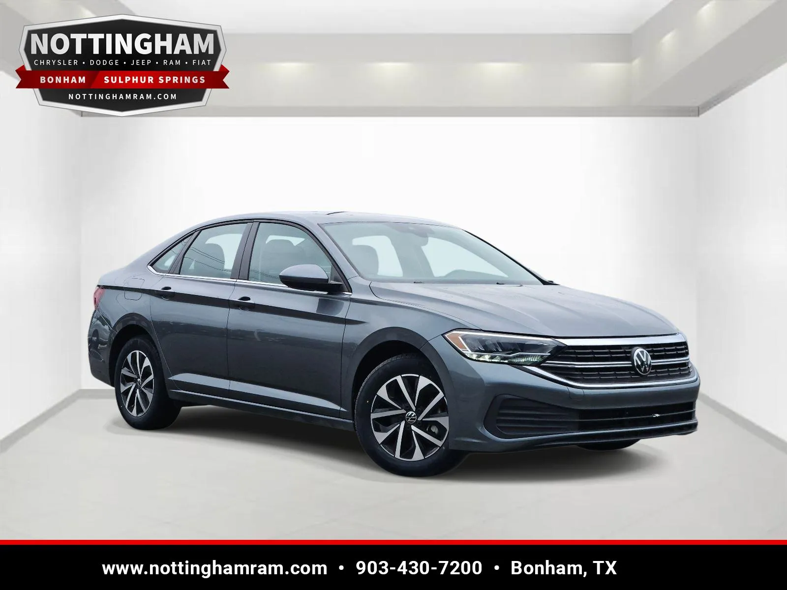 Gray 2024 Volkswagen Jetta S for sale in Bonham, TX