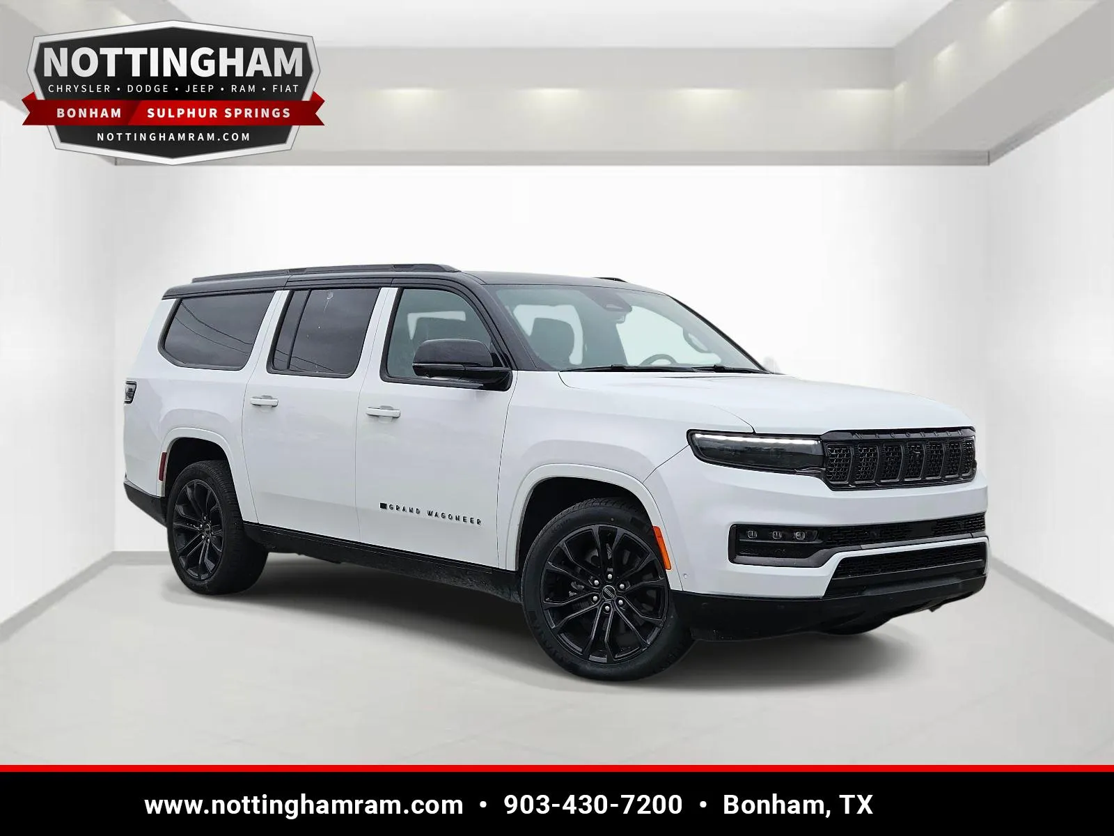 White 2024 Jeep Grand Wagoneer L Series II for sale in Bonham, TX