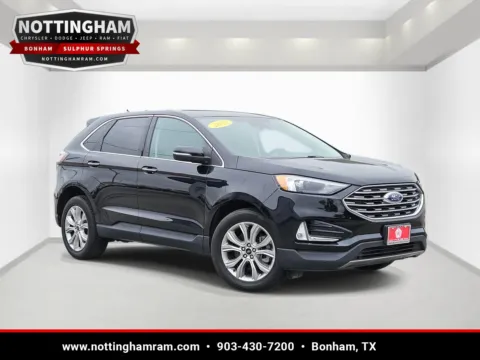 Black 2023 Ford Edge Titanium for sale in Bonham, TX