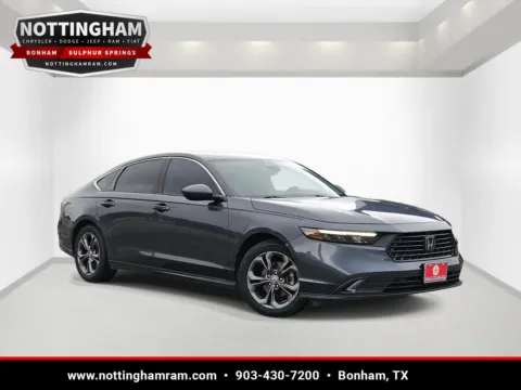 Gray 2023 Honda Accord Sedan EX for sale in Bonham, TX