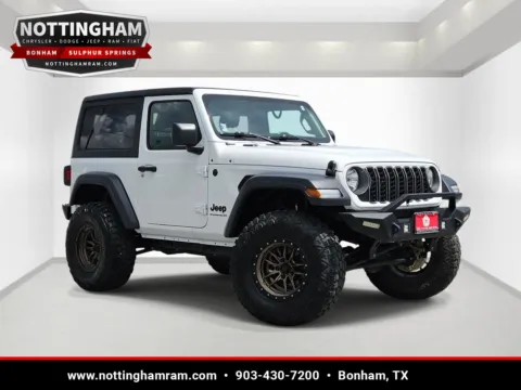White 2025 Jeep Wrangler Sport for sale in Bonham, TX