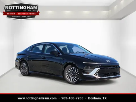 Black 2025 Hyundai Sonata Hybrid SEL for sale in Bonham, TX
