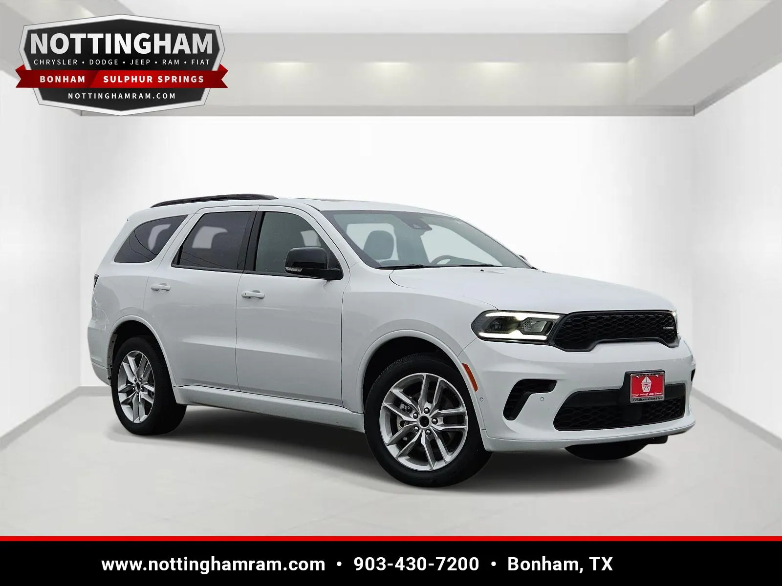 White 2026 Dodge Durango GT Plus for sale in Bonham, TX
