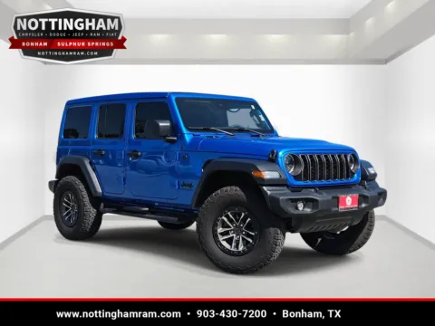 Blue 2024 Jeep Wrangler Sport S for sale in Bonham, TX