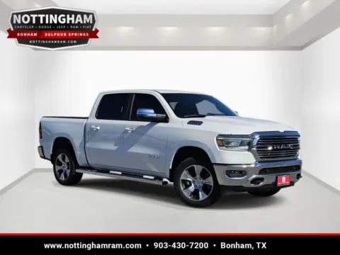 White 2023 Ram 1500 Laramie for sale in Bonham, TX