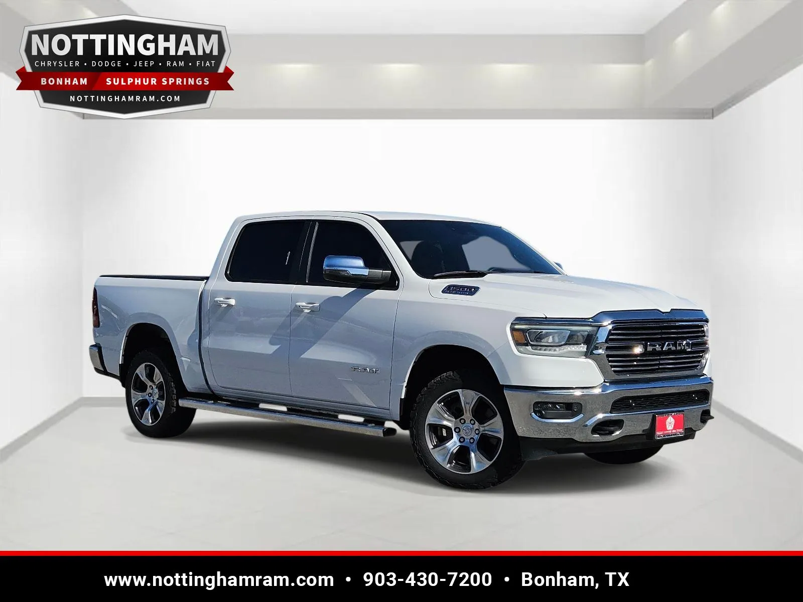 White 2023 Ram 1500 Laramie for sale in Bonham, TX