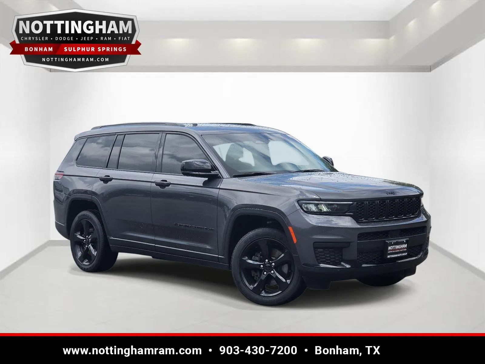 Gray 2025 Jeep Grand Cherokee L Altitude X for sale in Bonham, TX